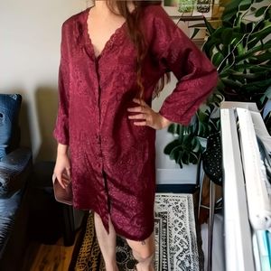 Vtg 90s Satin Nighty